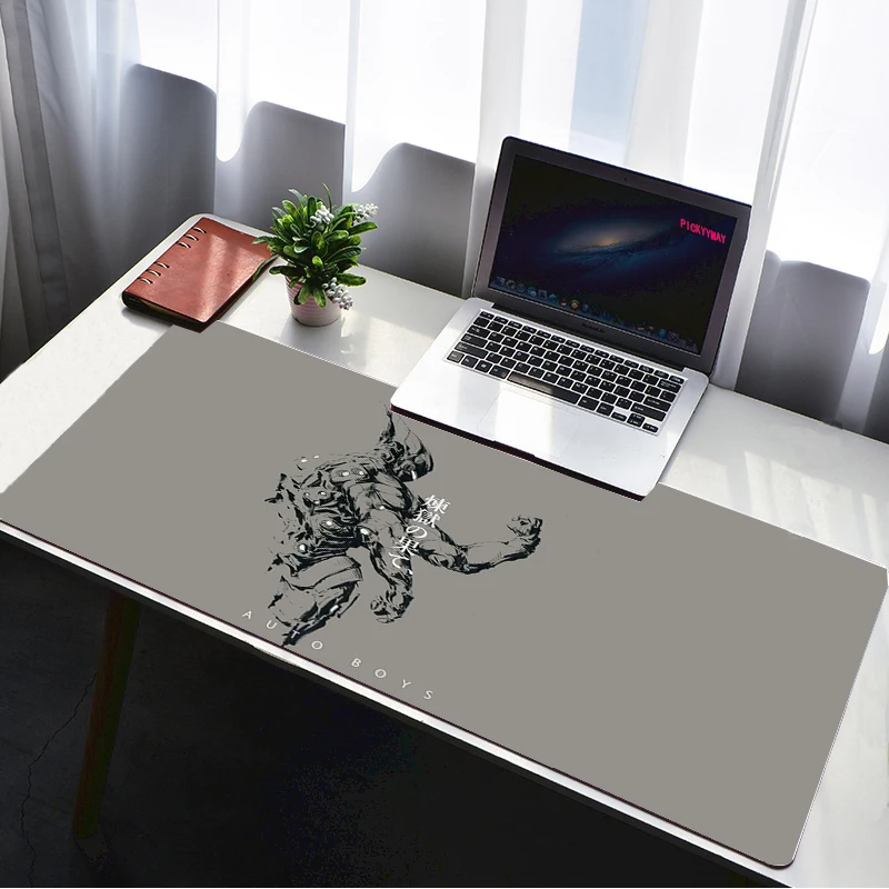 

Personality Illustrator 80x30cm XL Lockedge Large Gaming Mouse Pad Gamer Keyboard Mouse Mat Beast Desk Mousepad for PC Desk Pad