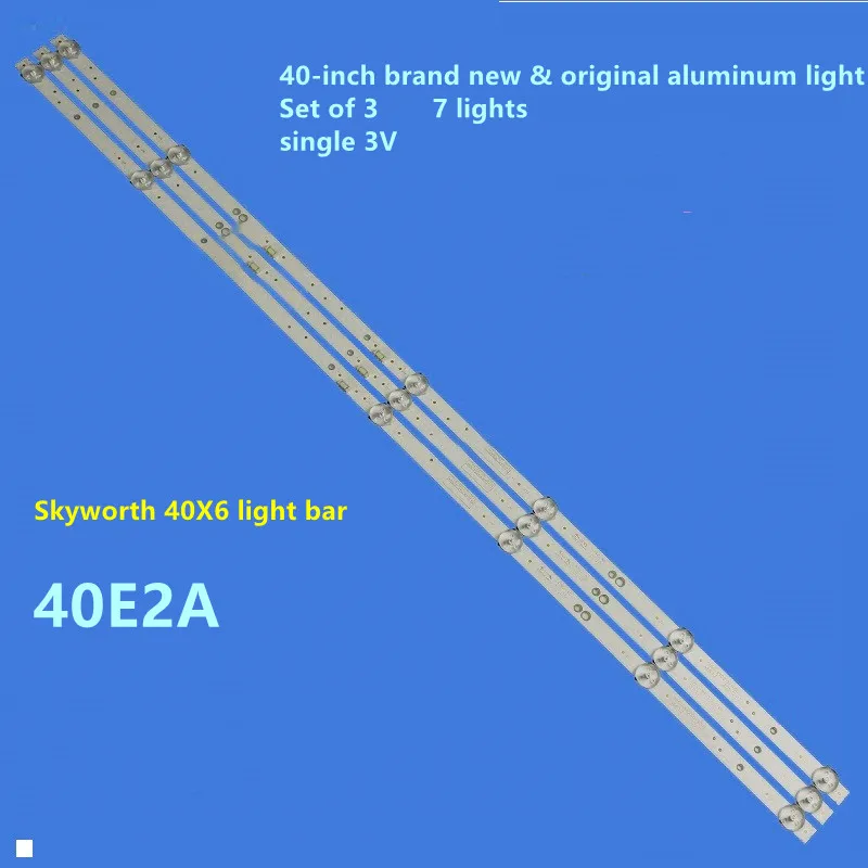 

762mm 7led LED Backlight strip lamp 40 "tv lcd JL.D40071330-020DS-M 5850-w4000-9p00 7794-640000-D110