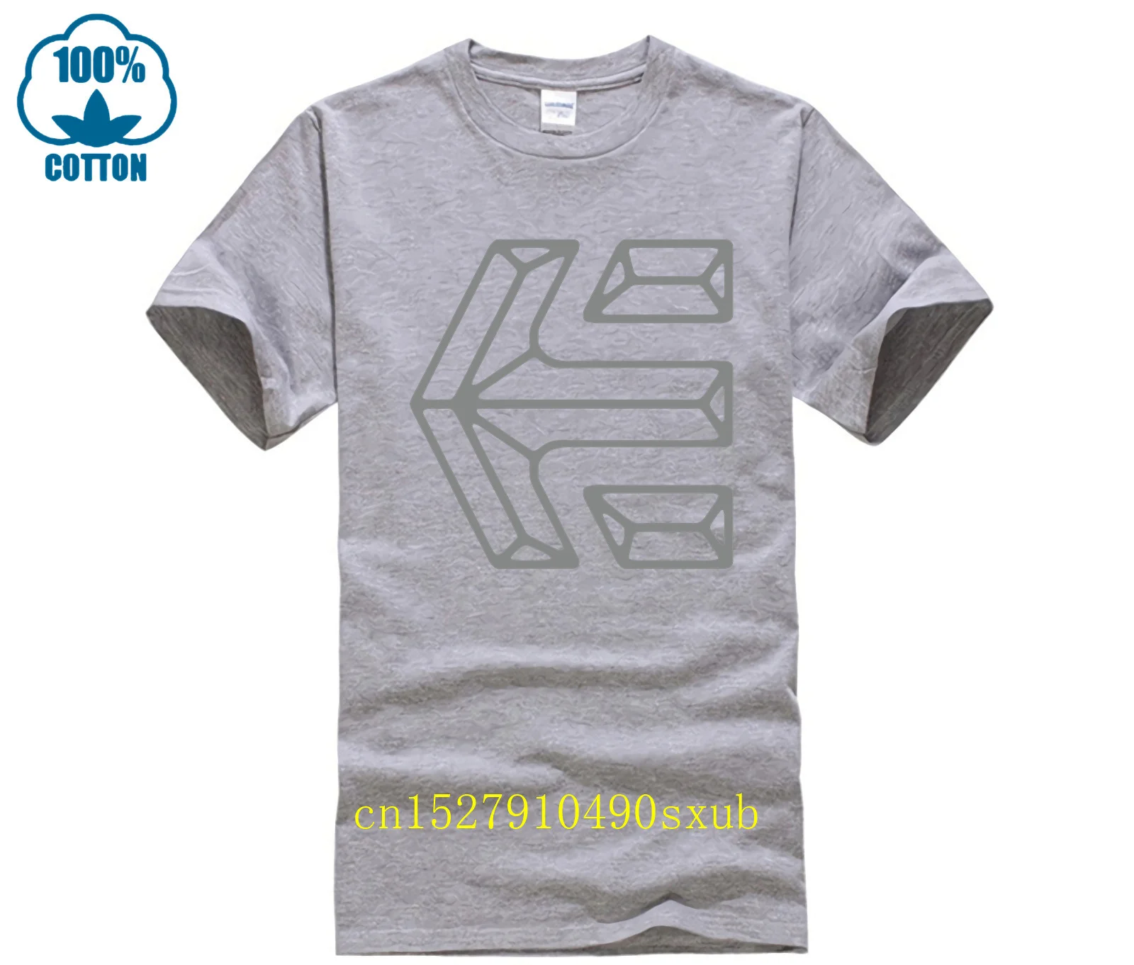 Мужская футболка с коротким рукавом и круглым вырезом