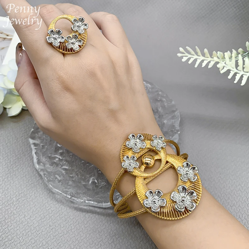 Высокое качество 18-каратного позолоченного комплекта ювелирных изделий