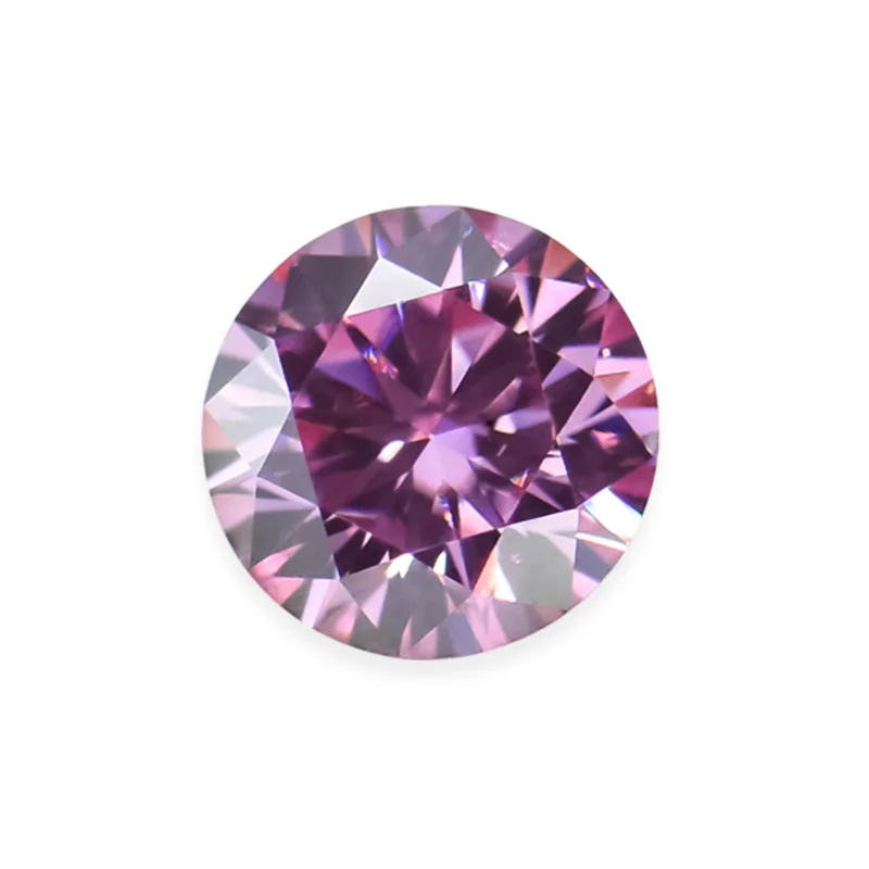 

HOYON 0.5-4CT Colored Moissanite Round Hearts and Arrows/Plum Blossom Cut/Hundred Faceted Pink Naked Stone Synthetic Gemstones