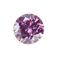 hoyon 0 5 4ct colored moissanite round hearts and arrowsplum blossom cuthundred faceted pink naked stone synthetic gemstones