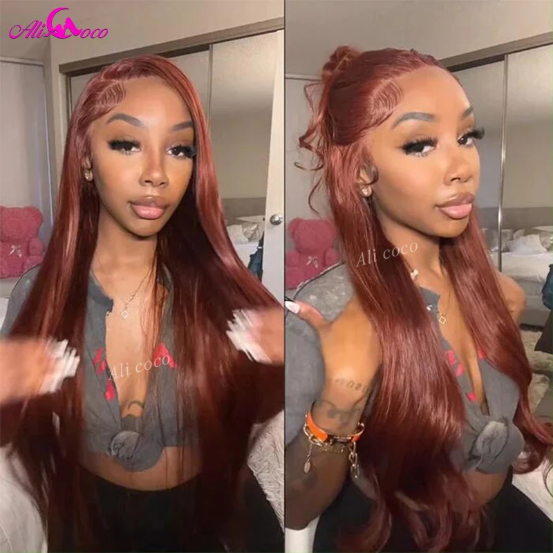 Ed Straight Lace Front Wig Human Hair 13x4 13x6 Transparent Lace Frontal Wigs For Women