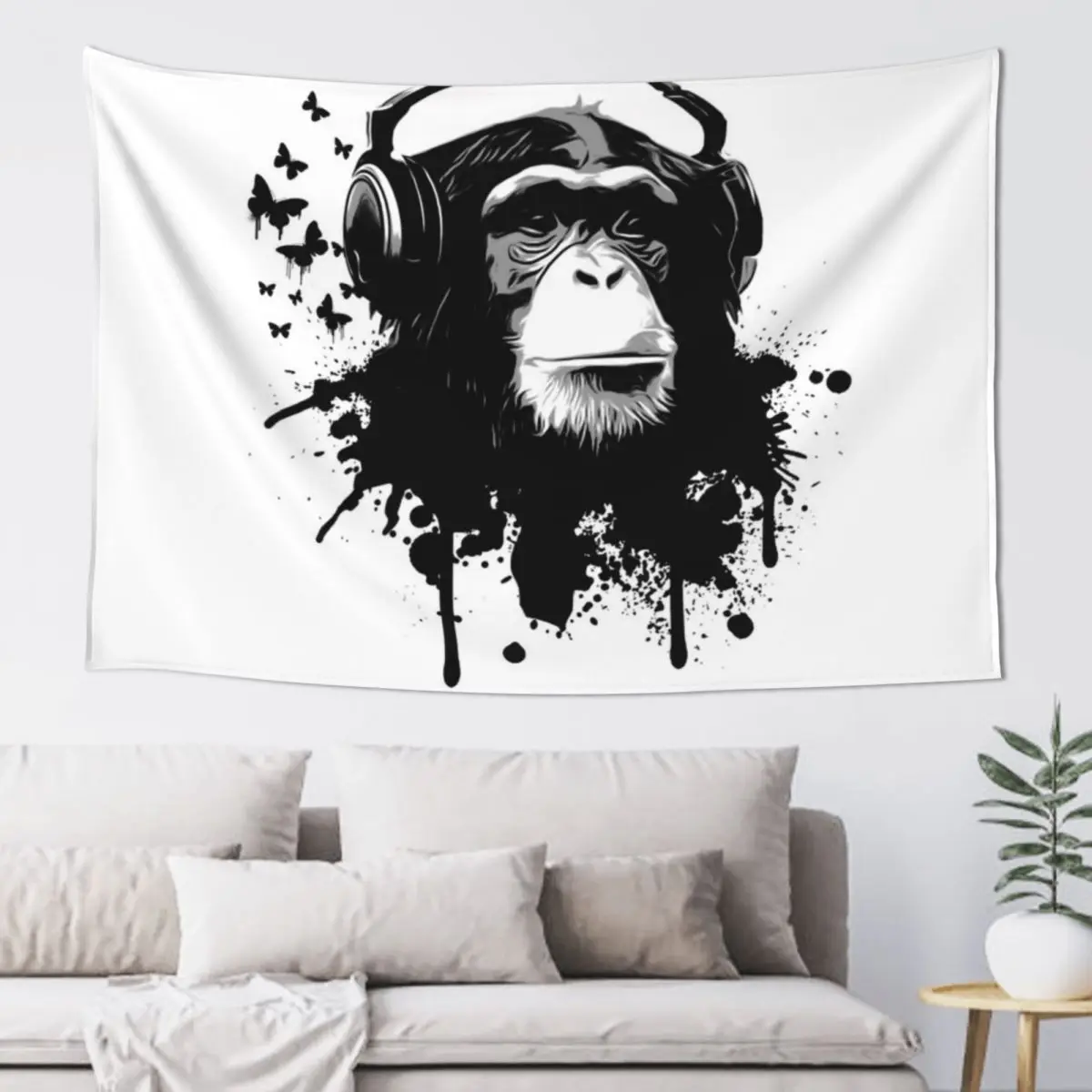 Обезьяна Деловой гобелен Украшение спальни Предметы украшения стен Обои