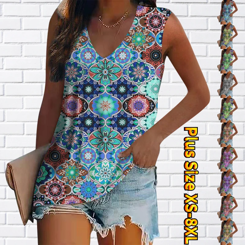 

Женская футболка с V-образным вырезом, без рукавов