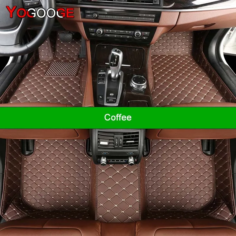 

YOGOOGE пользовательские автомобильные коврики для Chery Tiggo 3 5 8 9, автомобильные ковры, аксессуары для ног