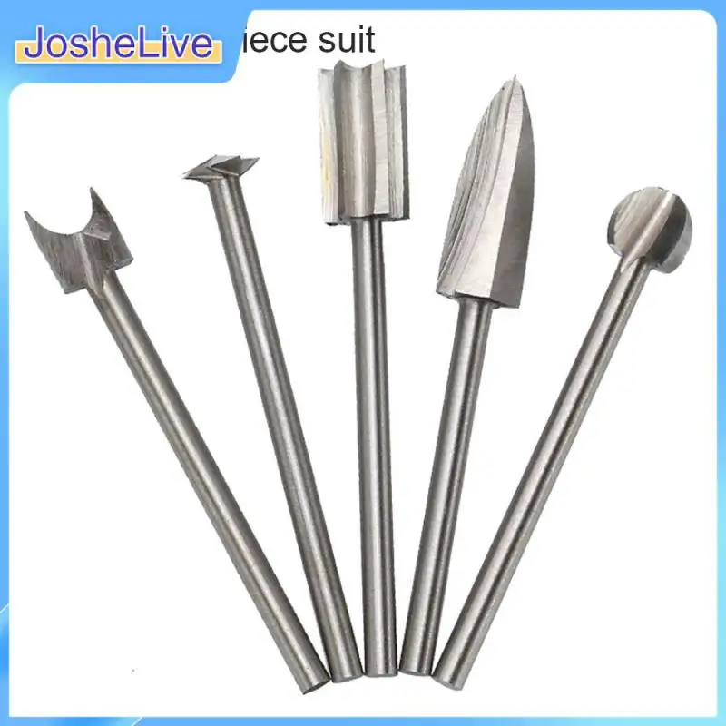 

3mm Shank 3-8mm Milling Cutters High-Speed Steel Sharp Edges Woodworking Carving Drill Bits Wood Carving Knives Tools