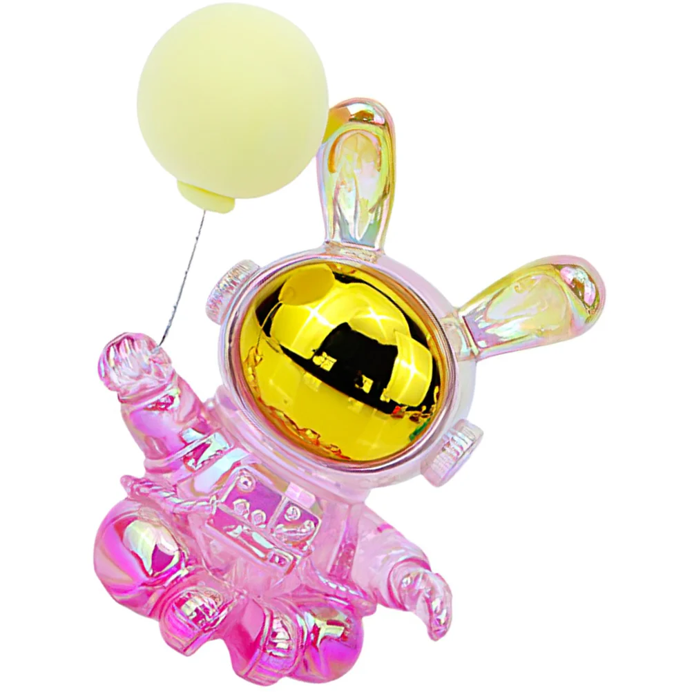 

Astronaut Rabbit Decor Bunny Statue Zodiac Figurines Mini Bedroom Ornament Sculpture Figure Spaceman Year Asthetically Garden