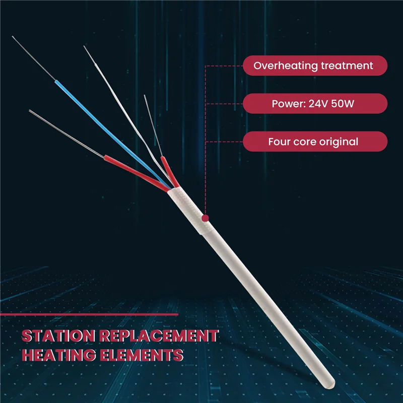 5 шт. керамические нагревательные элементы 24 в 50 Вт для Saike 936/898D/852D/909D/8586D