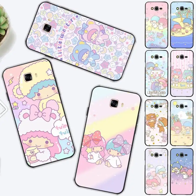 

Bandai Cartoon Cute Little Twin Stars Phone Case for Samsung J 2 3 4 5 6 7 8 prime plus 2018 2017 2016 core