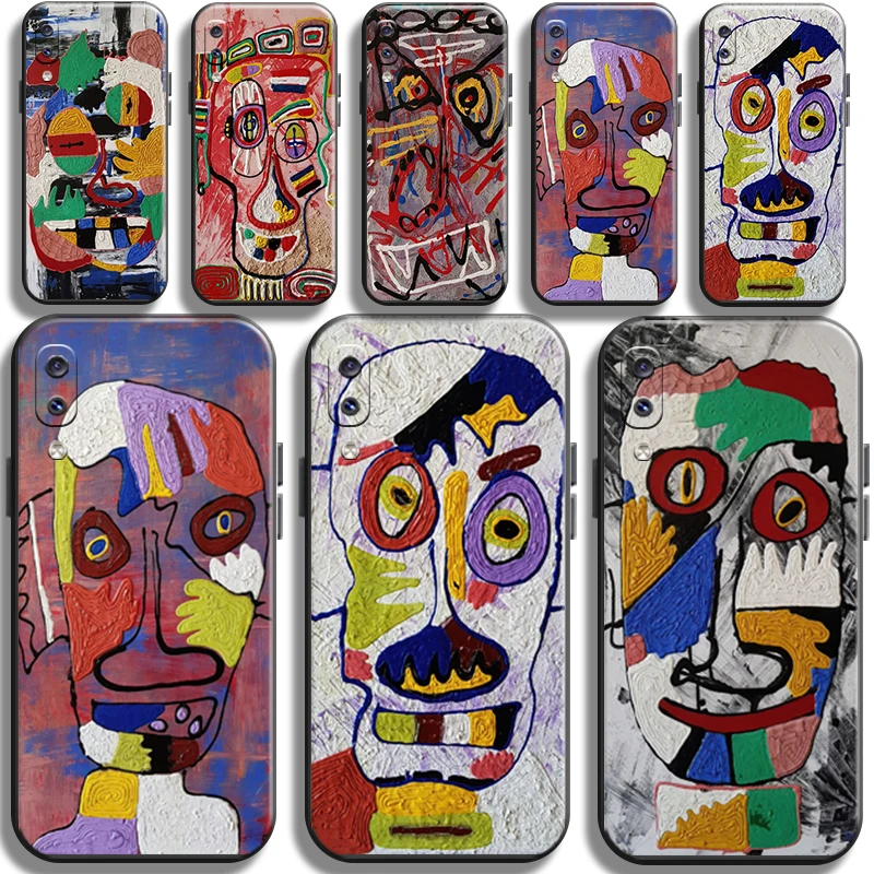 

Abstract Art Graffiti Painting For Samsung Galaxy A20 A20S Phone Case Shell Soft Liquid Silicon Cover Coque Carcasa Cases