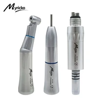 myricko 4 holes dental inner water air motor low speed handpiece push button contra angle e type handpiece