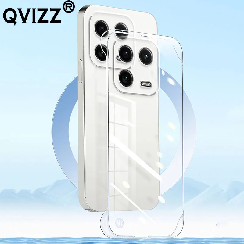 

Frameless Clear Case for Xiaomi 13 Pro 13Pro Luxury Transparent Armor Shockproof Hard Ultra Thin Phone Cover Xiaomi13Pro Mi13Pro
