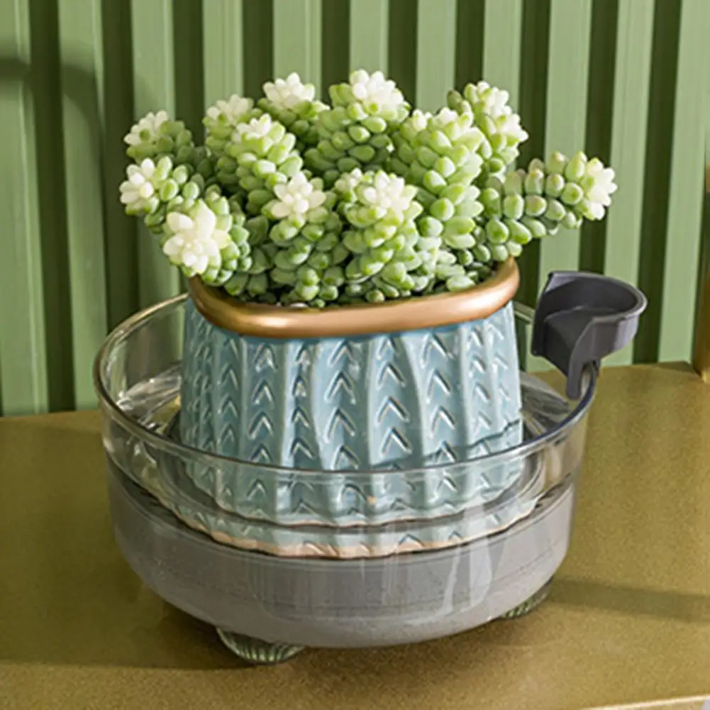 

Planter Creative No Burr Lazy Automatic Water-Absorbing Flowerpot Garden Supplies Succulent Flower Pot Succulent Pot