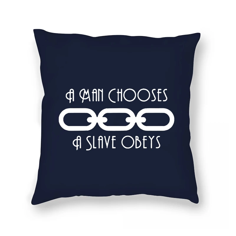 

Unisex Pillow Case Bioshock A Chooses A Slave Obeys Silhouette Gift