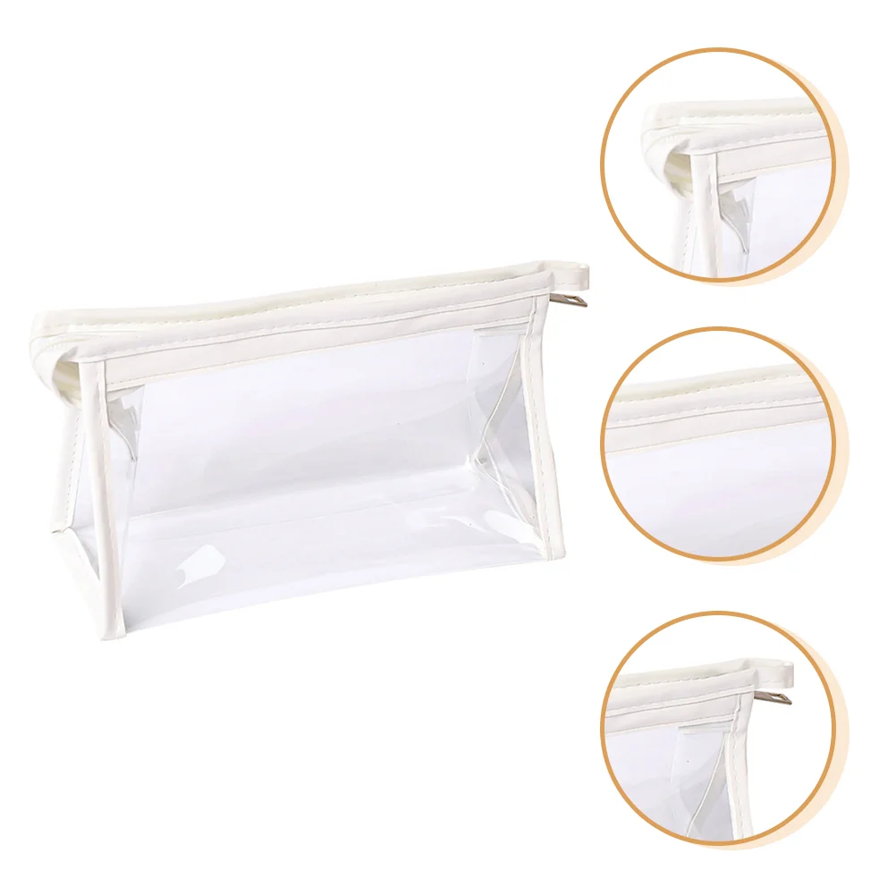 

2Pcs Convenient Pen Bags Multi-function Pencil Bags Portable Cosmetic Bags Pencil Accessory