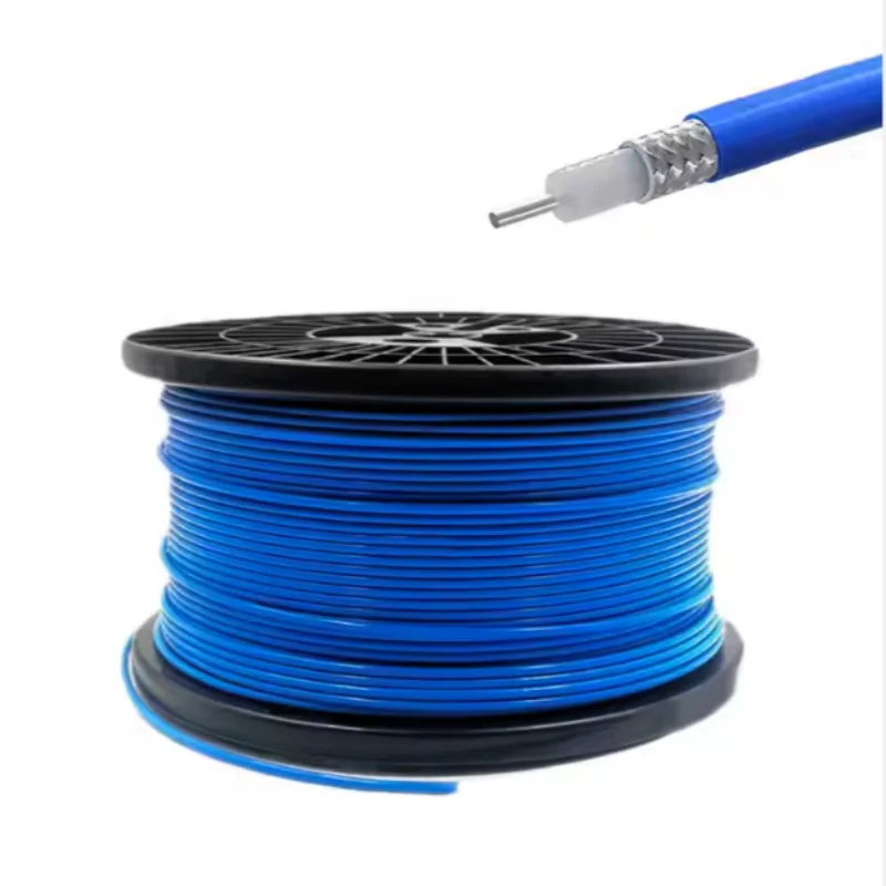 RG402 RG141 полугибкий коаксиальный кабель RF провод RF высокочастотный провод синий питатель