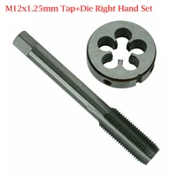 m12x1 25mm tapdie set right hand straight tap hss metalworking wear resistance equipment metalworking tools parts