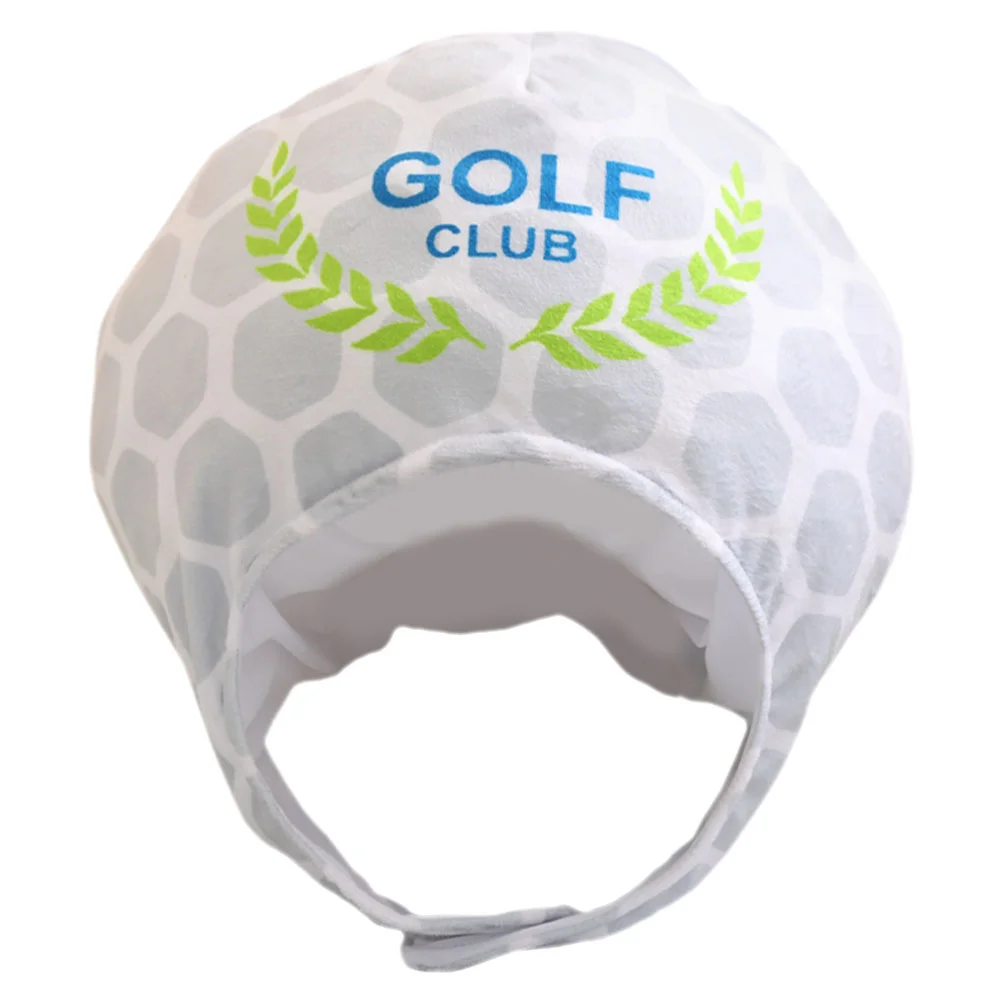 

Golf Ball Plush Headwear Has Hat Party Festival Headgear Costume Cap Funny Caps