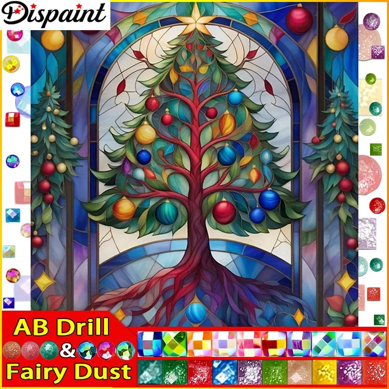 Dispaint Fairy Dust AB квадратная/круглая дрель 5D DIY алмазная живопись &quotдеревянные огни