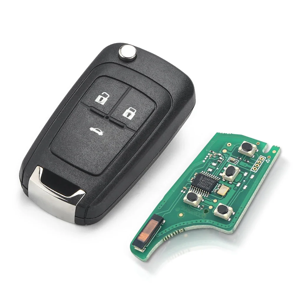 

Складной флип-накопитель KEYYOU с 2/3/4 кнопками для Chevrolet Cruze Malibu Aveo Spark Sail orlando Key 433 МГц, чип ID46