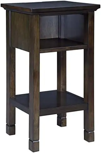 

Marnville Accent Table - With USB Hook-Up - Contemporary - Reddish Brown