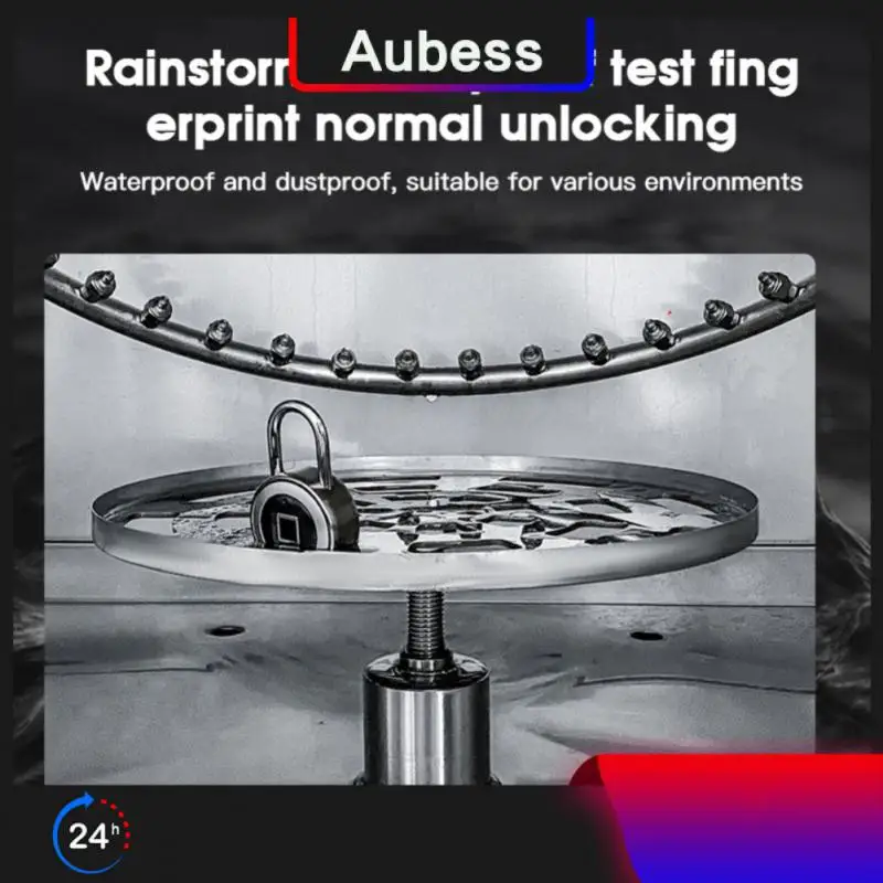 

Замок с распознаванием отпечатков пальцев, Usb-зарядка, быстрая разблокировка, замок для шкафа, водонепроницаемый смарт-замок с паролем Tuya/Smart Life