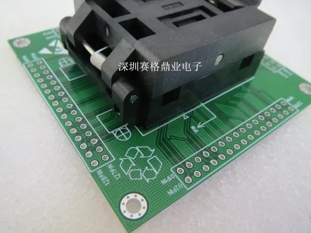Оригинальное тестовое сиденье IC LQFP128 IC51-1284-1702 программирующее устройство для