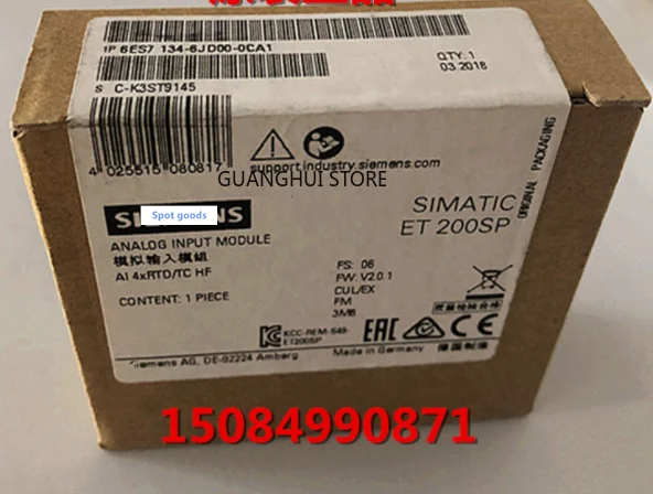 

New 6ES7134-6JD00-0CA1 6ES7135-6HD00-0BA1 6ES7137-6AA00-0BA0 6ES7138-6AA00-0BA0 24 Hours Delivery