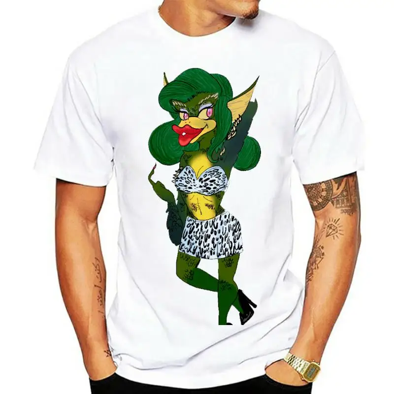 Printed Men T Shirt Cotton tshirts O-Neck Short-Sleeve Greta Gremlin Women T-Shirt