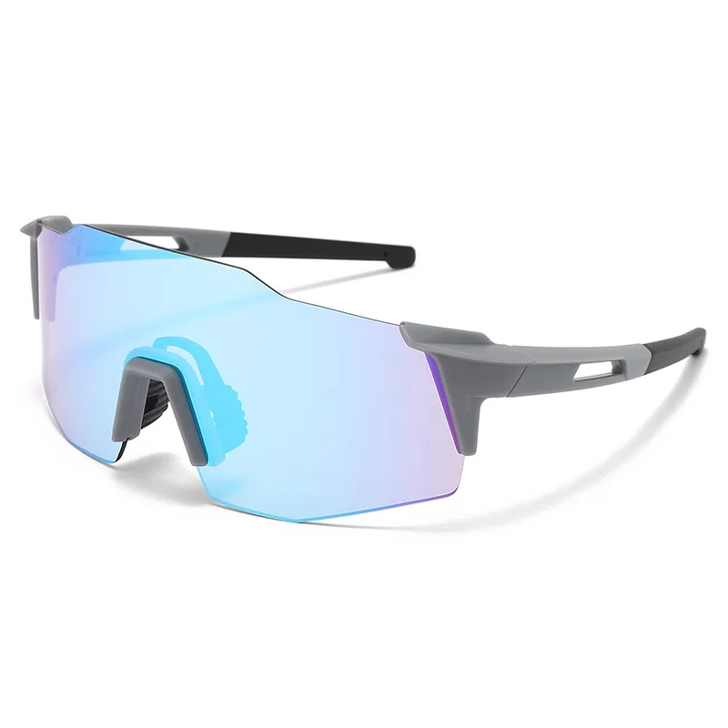 

Fashion Outdoor Cycling Glasses Sports Windproof Sunglasses Large Rimless UV400 Goggles Women Men