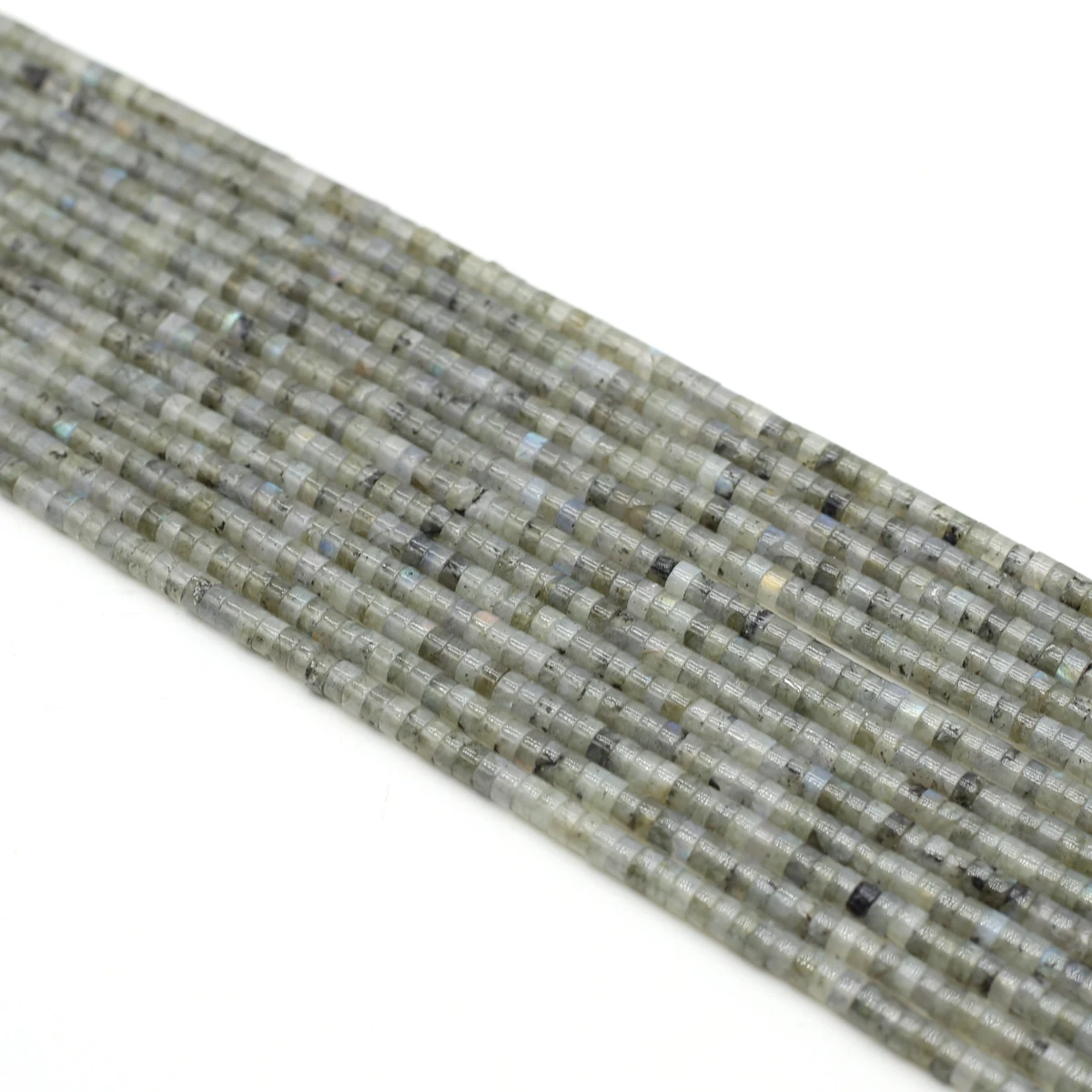 

2x4mm Natural Stones Beads Round Flat Slices Flash Stone Loose Spacer Beads for Jewelry Making DIY Handmade Necklace Accessories