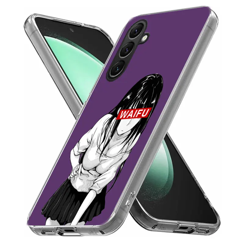 Чехол для телефона Sugoi Senpai Anime Waifu Samsung A02S A03S A13 A23 A33 A52S A12 A22 A32 Galaxy A51 A71 A41 A21 A31 A53 A73 A11 A01