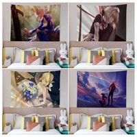 fate stay night tapestry art printing home decoration hippie bohemian decoration divination decor blanket