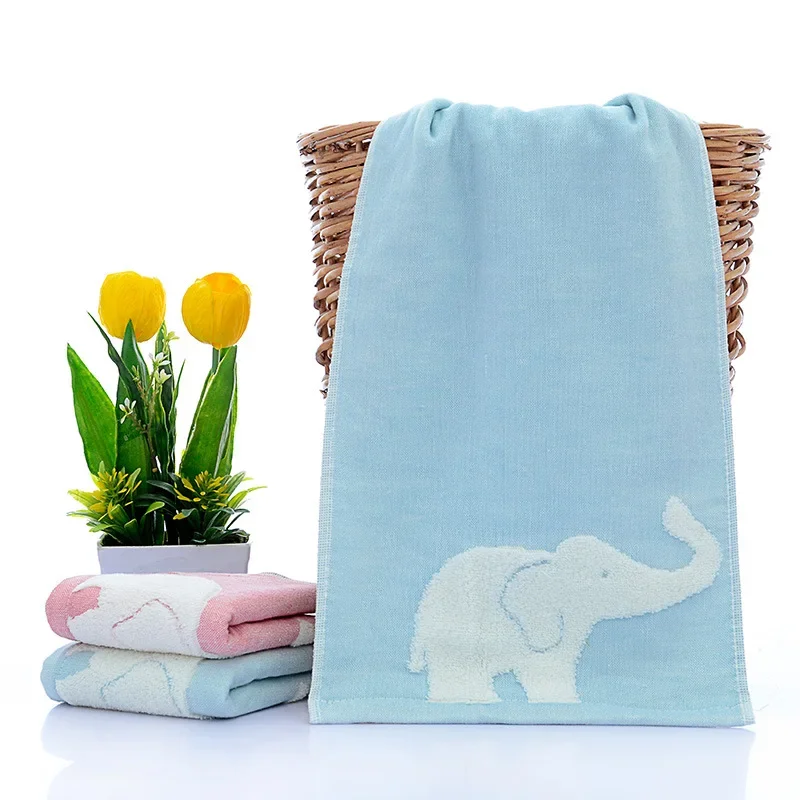 

Полотенце хлопковое детское мягкое, 50 х25 см