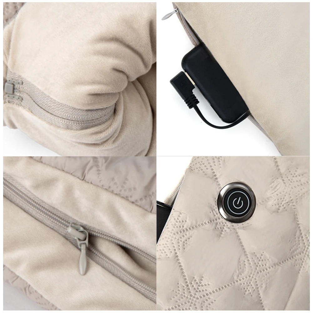 USB электрическая грелка для рук графеновая теплая сумка подушка перчатки