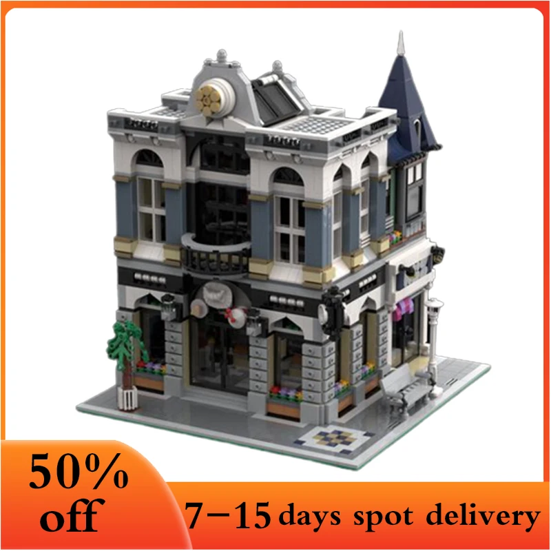 

Cake Bank 10255 Assembly Square Alternative Build Customized Building Blocks MOC Assembled Adult Birthday Children Toys Gifts