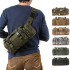 Походная уличная поясная сумка 600D, водонепроницаемая сумка через плечо из ткани Оксфорд для скалолазания, Военная Тактическая Сумка для рыбалки и кемпинга, сумка, сумка