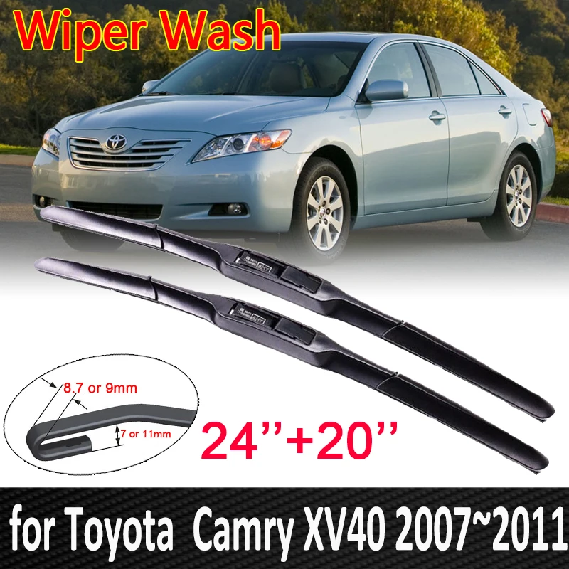 

Car Wiper Blade Windscreen for Toyota Camry XV40 40 2007 2008 2009 2010 2011 Front Windshield Wipers Car Accessories Goods XV 40