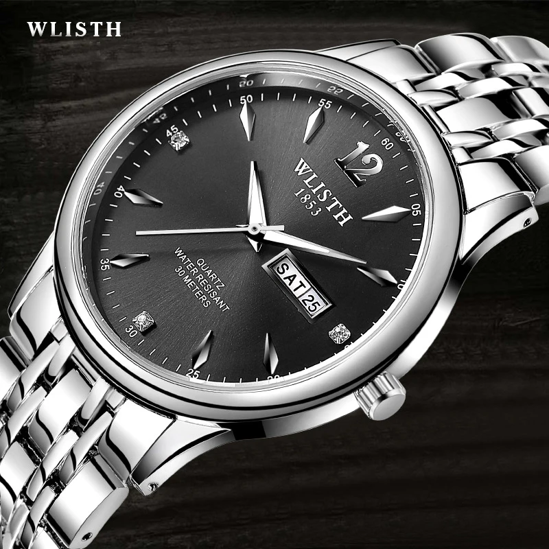 

Relogio Masculino Mens Watches Top Brand Luxury Male Business Wristwatch Week Date Luminous Quartz Watch Erkek Saat Relogios