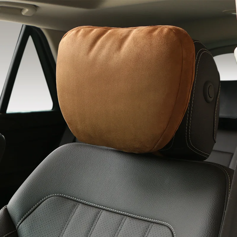 

Car Headrest Neck Support Seat Maybach Design Class Ultra Soft Pillow Universal Adjustable 30x22cm Car Back Cushion Accessories
