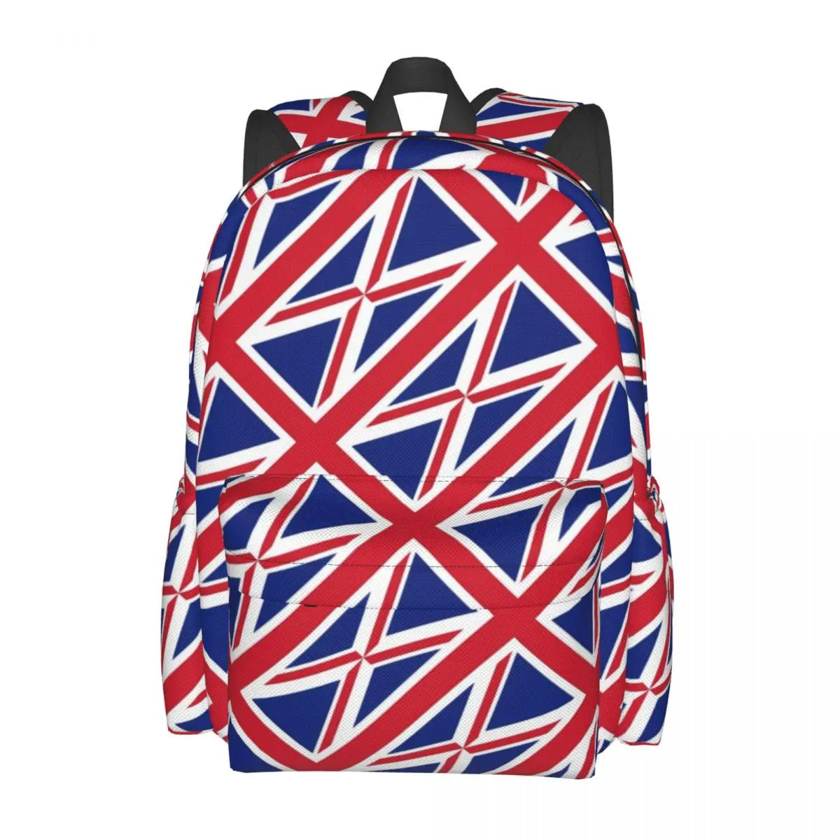 

British Flags Backpack Flag Print Sport Backpacks Girl Custom Soft School Bags Fun Rucksack