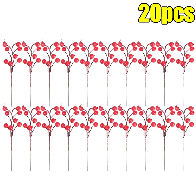 

Искусственные красные ягоды Падуба Foam