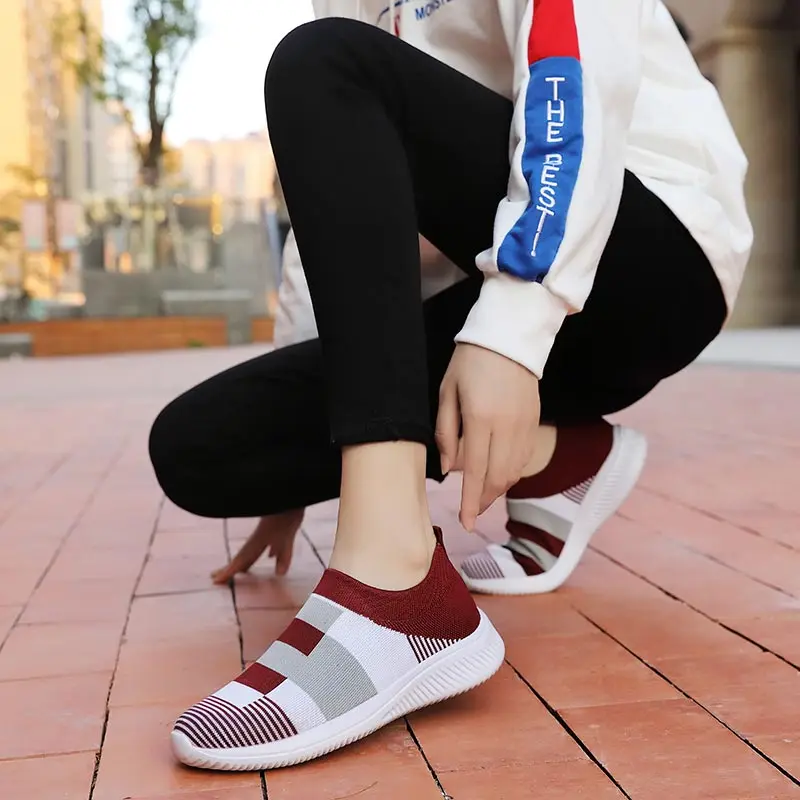 

without laces soft sole elegant woman sneakers women's tennis for running sports female sport sneakers for women vulcanized YDX2