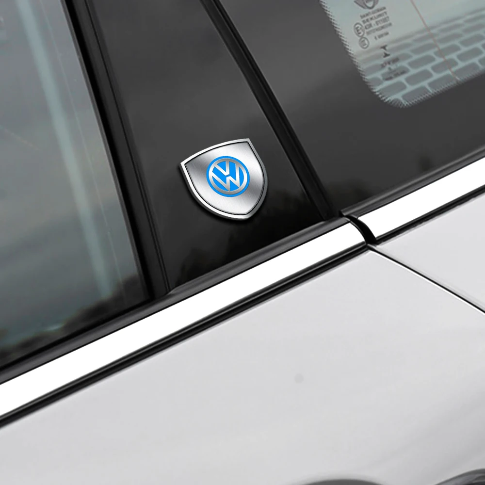 Черные/серебристые наклейки на щиты для универсального гидроизоляции Volkswagen VW GOLF
