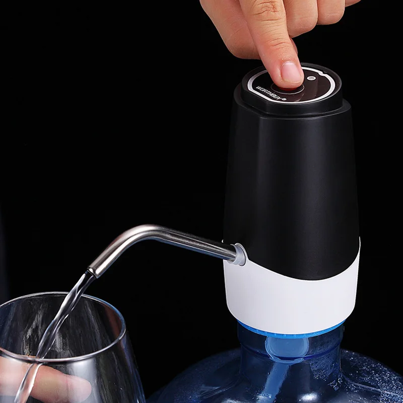 

Диспенсер для бутылок QCY Smart Life электрический, портативный удобный автоматический насос для универсальных бутылок с водой, 5 галлонов
