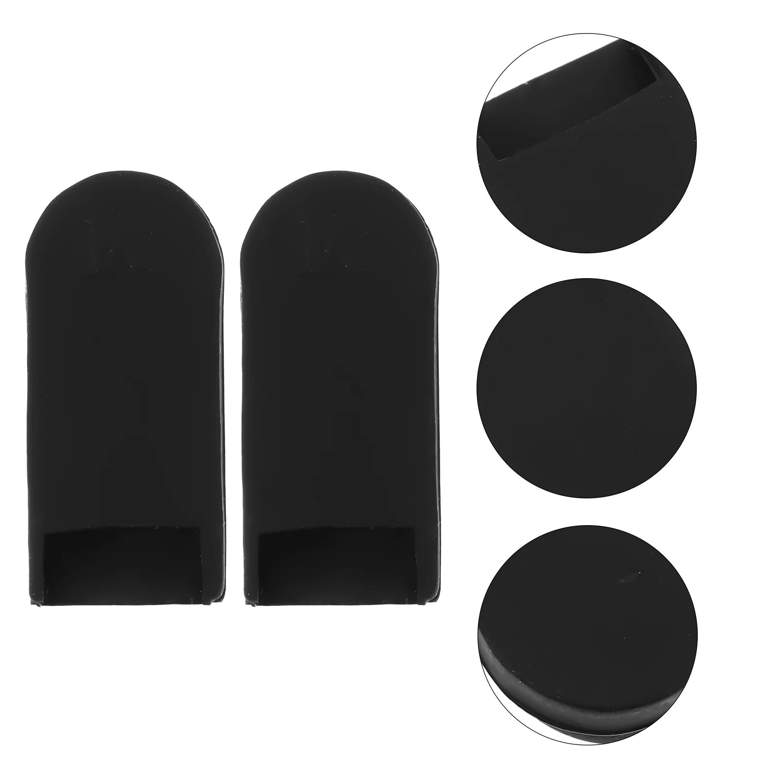 

2 Pcs Silicone Saxophone Thumb Rest Accessories Finger Support Accessory Silica Gel Instrument
