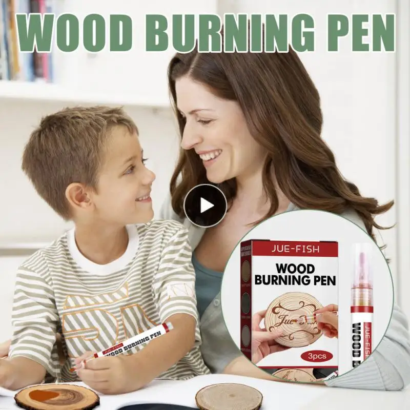 

Contour Pencil Wooden Burning Pen Suit Multipurpose Plastic Wood Burning Pen Arpenters Stores Writing Instruments