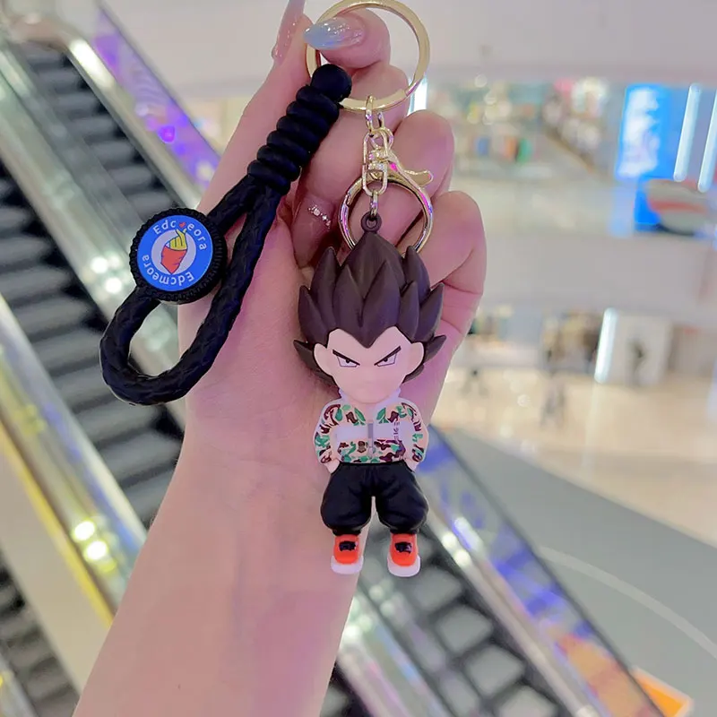 8 см горячая аниме Dragon Ball фигурка Гоку Вегета Ива Мастер Роши ПВХ модель брелок