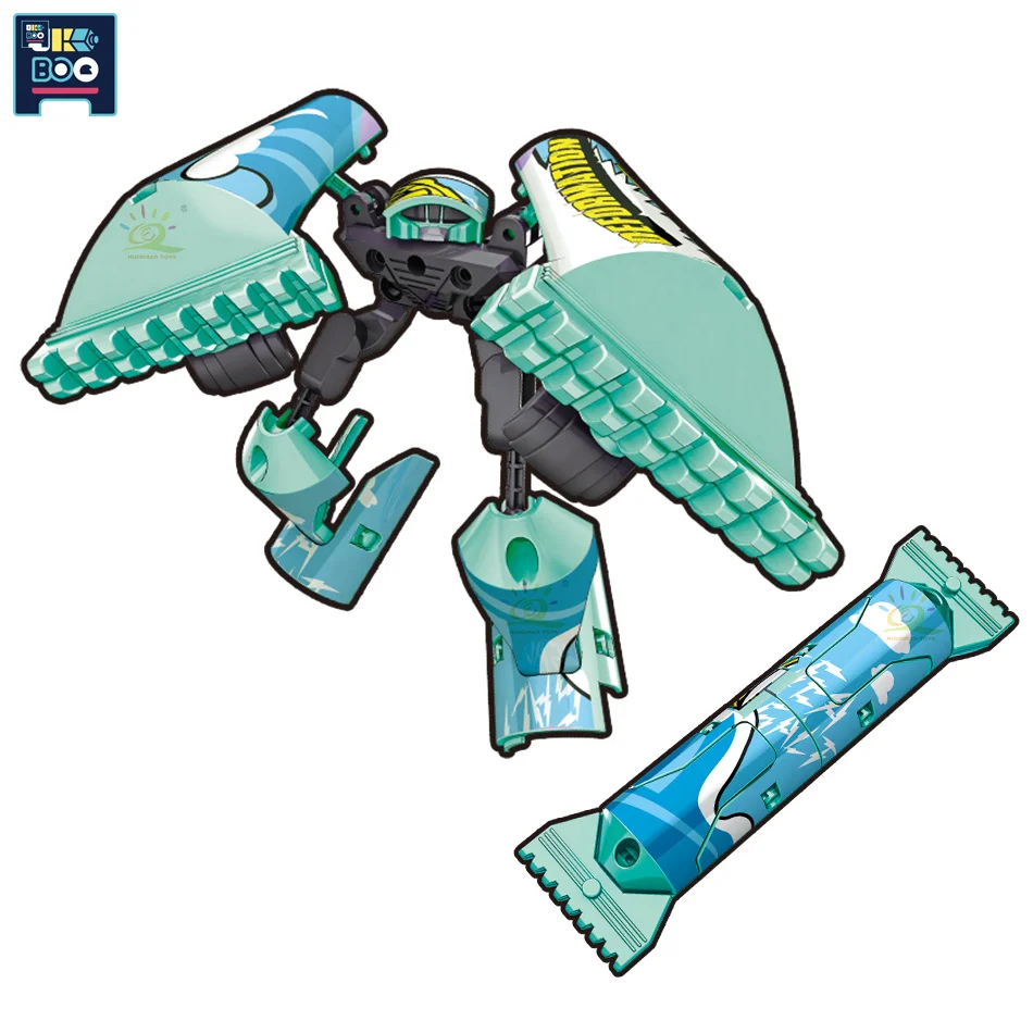 UKBOO Candy Трансформация Робот деформированные фигурки героев Mecha творческие воины
